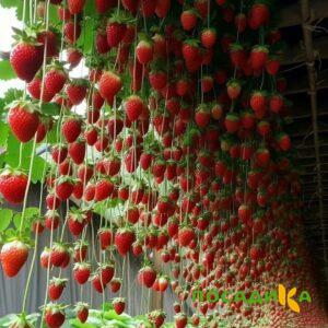 Клубника ампельная Анастасия купить по цене от 370р. в интернет-магазине «Посадика» с доставкой почтой в в Неяе и по всей России – [изображение №1].